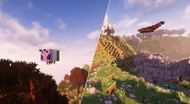 Bees and butterflies as seen in the Cute Craft modpack (Image via Bunee_z/CurseForge)